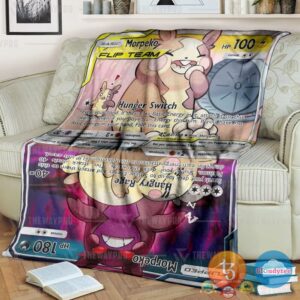 Pokemon Morpeko Flip Team Blanket
