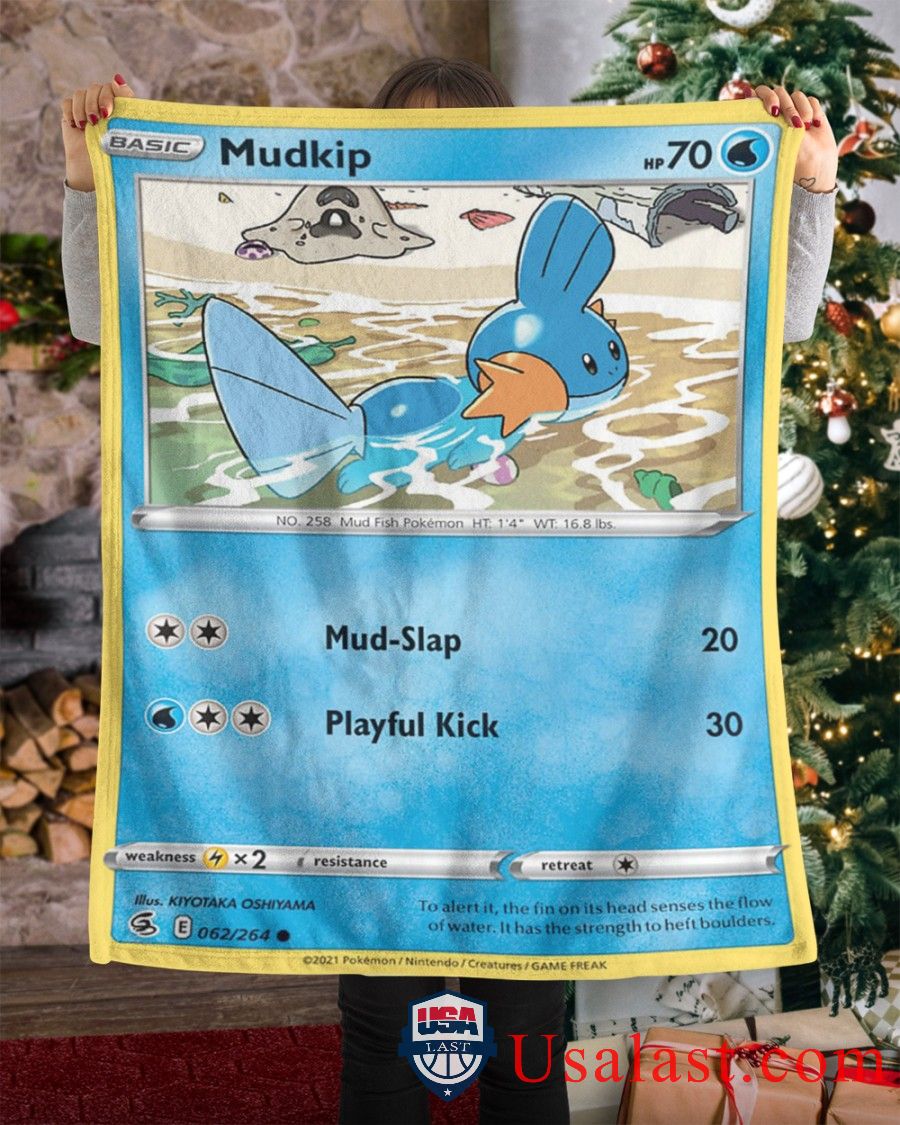 Pokemon Mudkip Fusion Strike Blanket Pokemon Mudkip Fusion Strike Blanket