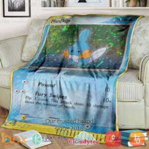 Pokemon Mudkip Holo Blanket 2