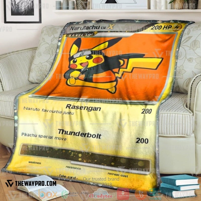 Pokemon Narutachu Soft Blanket Pokemon Narutachu Soft Blanket