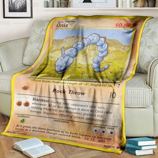 Pokemon-Onix-Legendary-Collection-Soft-Blanket-1