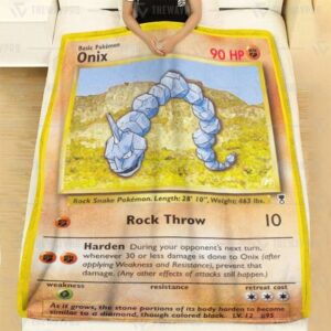 Pokemon Onix Legendary Collection Soft Blanket