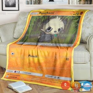 Pokemon Pancham Cosmic Eclipse Blanket