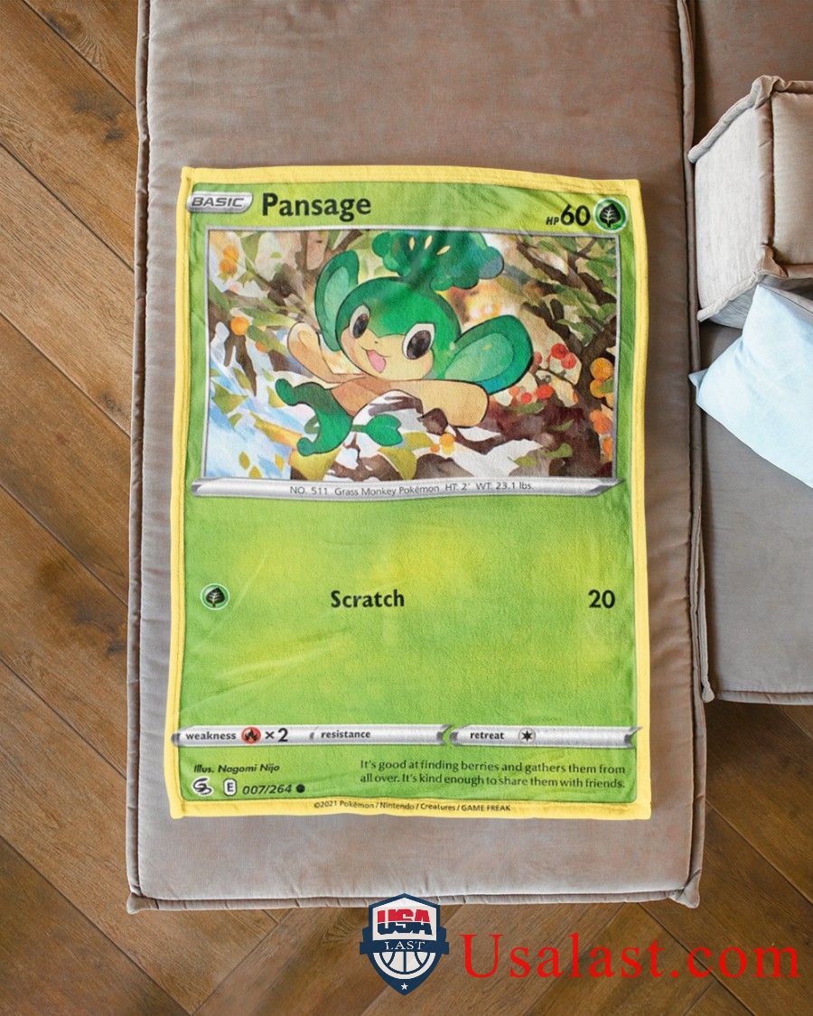 Pokemon-Pansage-Single-Strike-Blanket-2