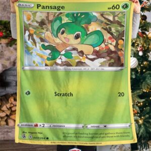 Pokemon Pansage Single Strike Blanket