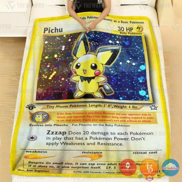 Pokemon-Pichu-Blanket-1