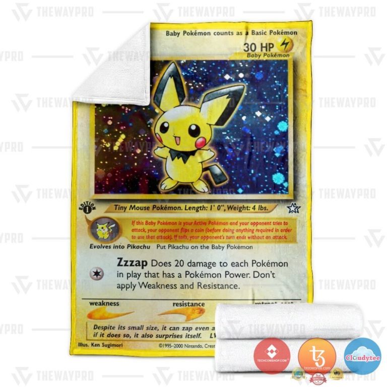Pokemon-Pichu-Blanket-2