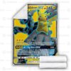 Pokemon Pikachu And Zekrom Gx Soft Blanket