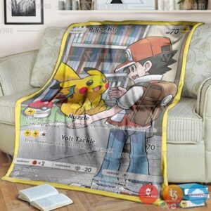 Pokemon Pikachu Cosmic Eclipse Blanket