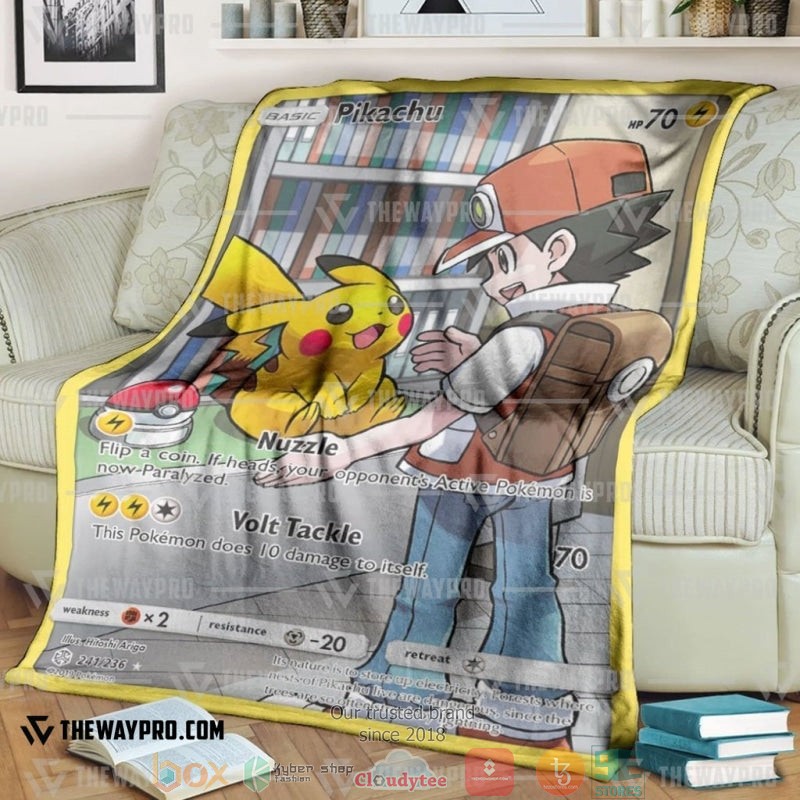 Pokemon Pikachu Cosmic Eclipse Soft Blanket 2 Pokemon Pikachu Cosmic Eclipse Soft Blanket 2