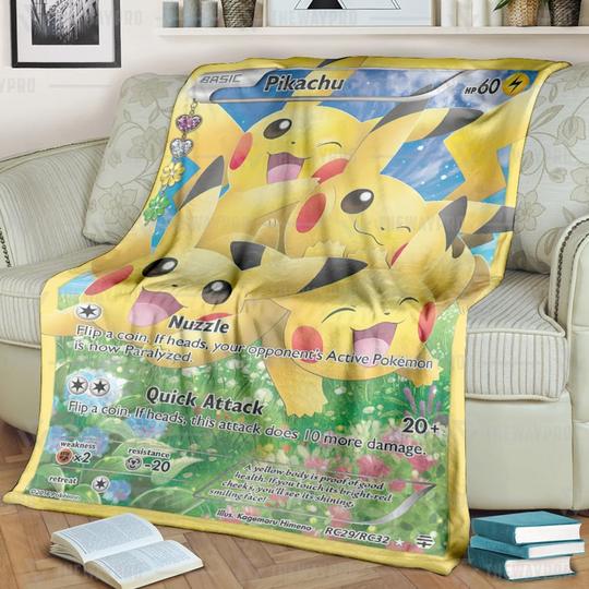 Pokemon-Pikachu-Generations-Blanket-3
