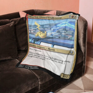 Pokemon Pikachu Living Lightning Blanket