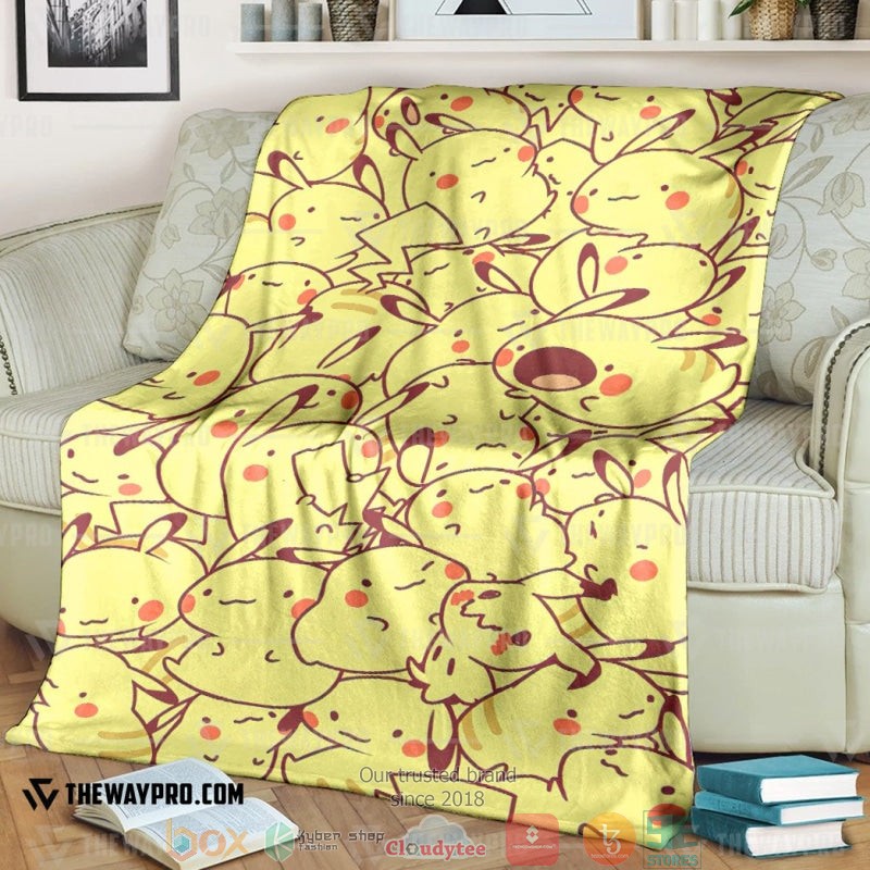 Pokemon Pikachu Soft Blanket Pokemon Pikachu Soft Blanket