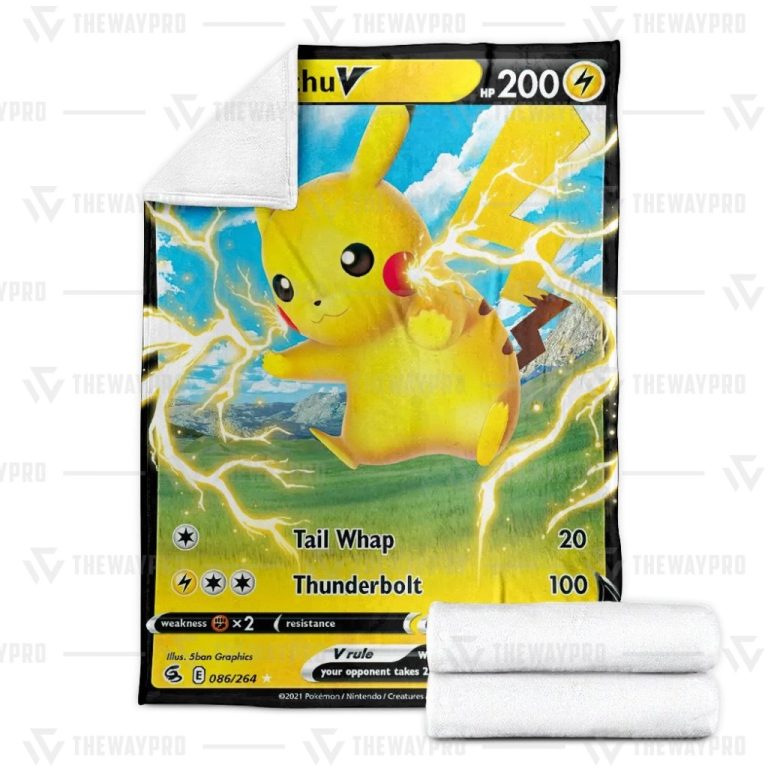 Pokemon-Pikachu-V-Fusion-Strikes-Blanket-2
