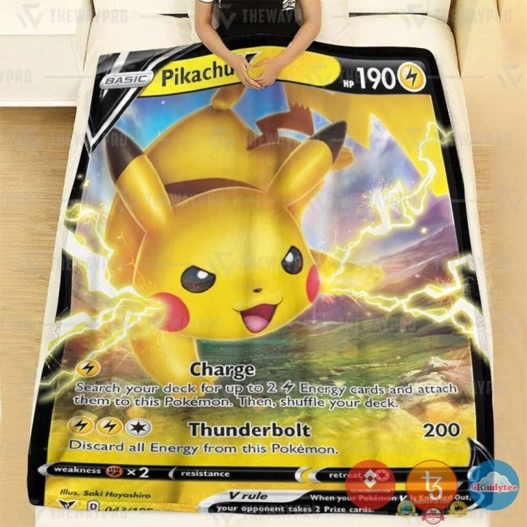 Pokemon-Pikachu-V-Vivid-Voltage-Blanket-1