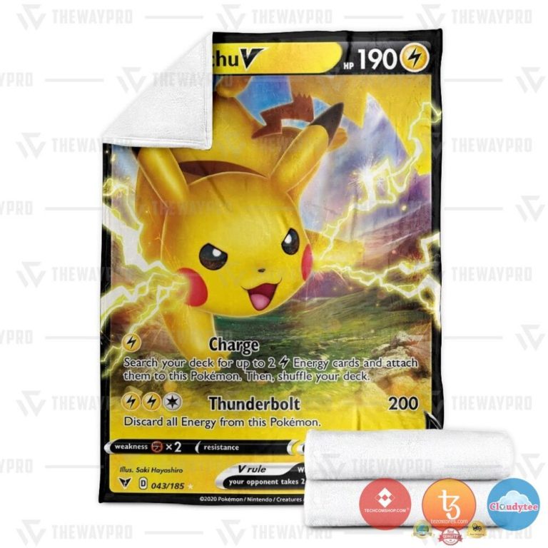 Pokemon-Pikachu-V-Vivid-Voltage-Blanket-2