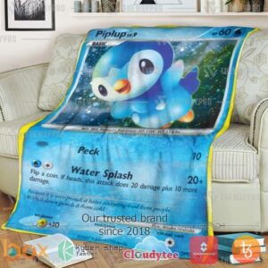 Pokemon Piplup Diamond Pearl Promos Blanket 2