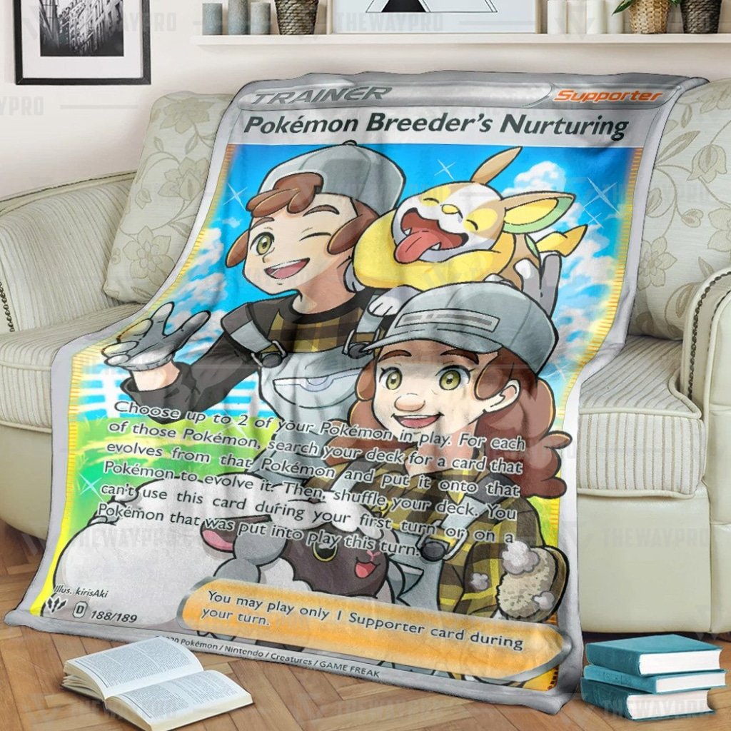 Pokemon Pokemon Breeders Nurturing Trainer Blanket Pokemon Pokemon Breeders Nurturing Trainer Blanket