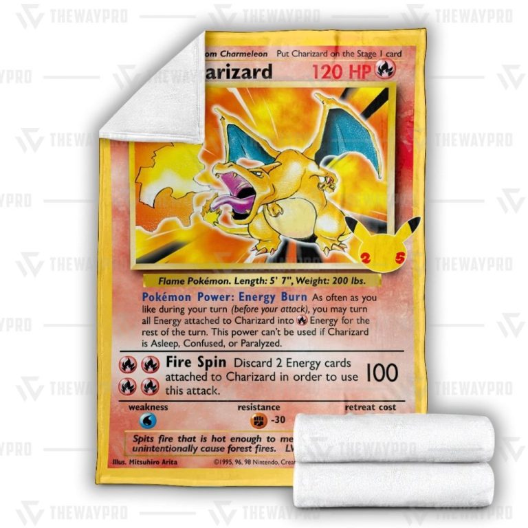 Pokemon-Pokemon-Charizard-Celebrations-Blanket-2