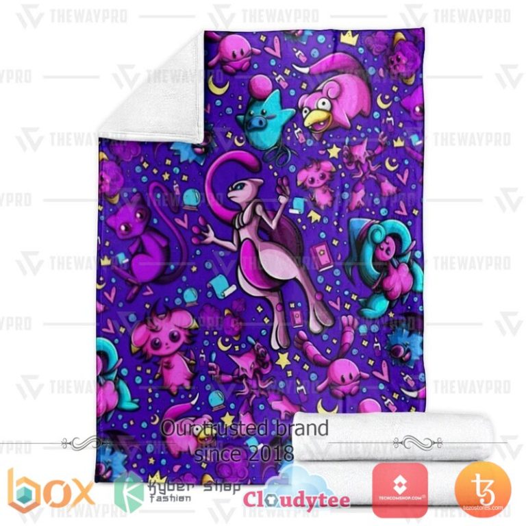 Pokemon-Psychic-Version-2-Featuring-Mewtwo-Blanket-2