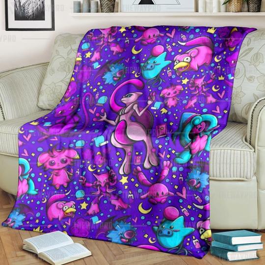 Pokemon-Psychic-Version-2-Featuring-Mewtwo-Soft-Blanket-3