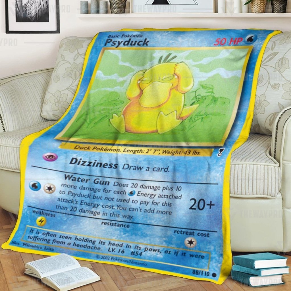 Pokemon Psyduck Blanket 2 Pokemon Psyduck Blanket 2
