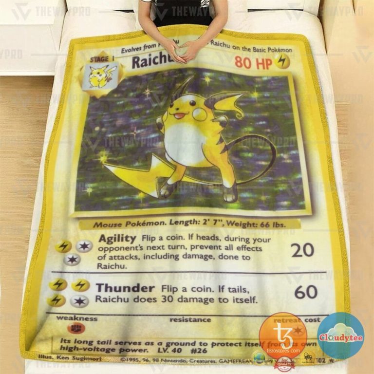 Pokemon-Raichu-Base-Set-Blanket-1