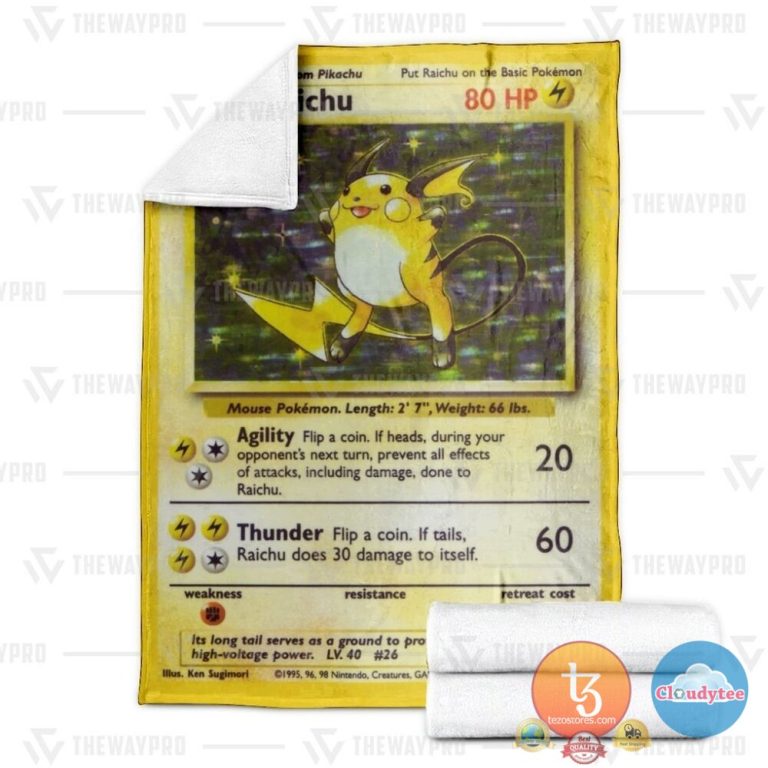 Pokemon-Raichu-Base-Set-Blanket-2