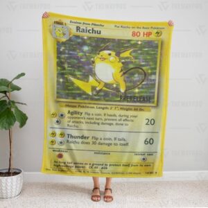 Pokemon Raichu Blanket