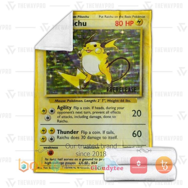 Pokemon-Raichu-Card-Blanket-2