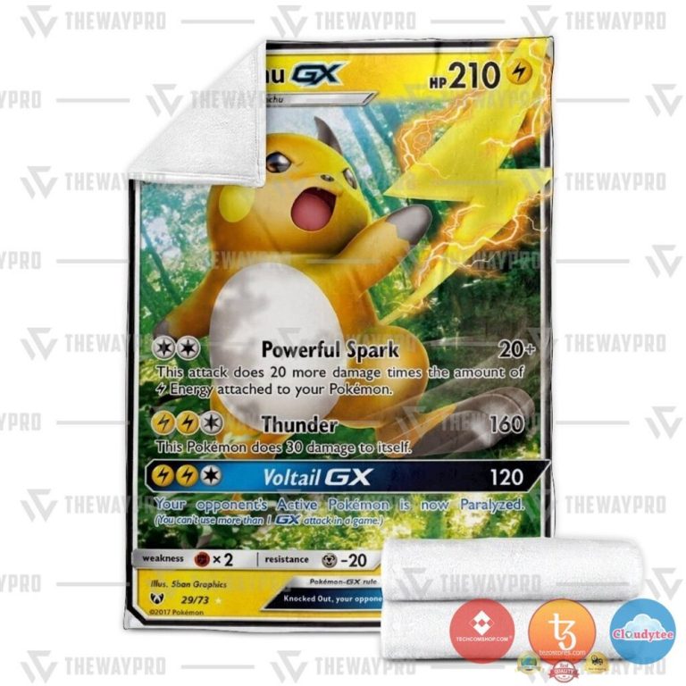 Pokemon-Raichu-Gx-Shining-Legends-Blanket-1-2