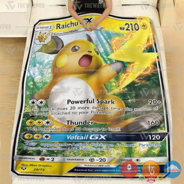 Pokemon-Raichu-Gx-Shining-Legends-Blanket-2-2