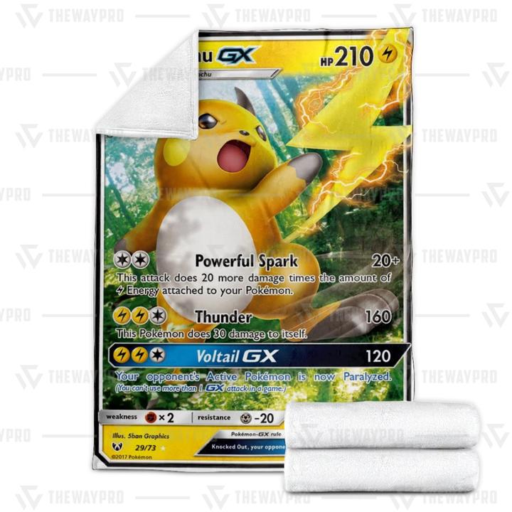 Pokemon-Raichu-Gx-Shining-Legends-Blanket-2