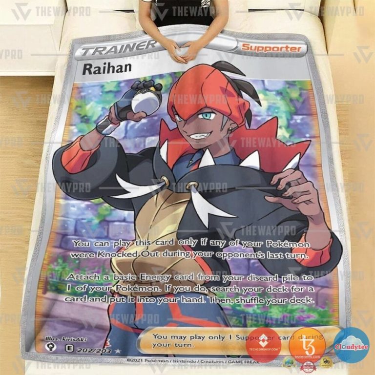 Pokemon-Raihan-Evolving-Skies-Blanket-1-1