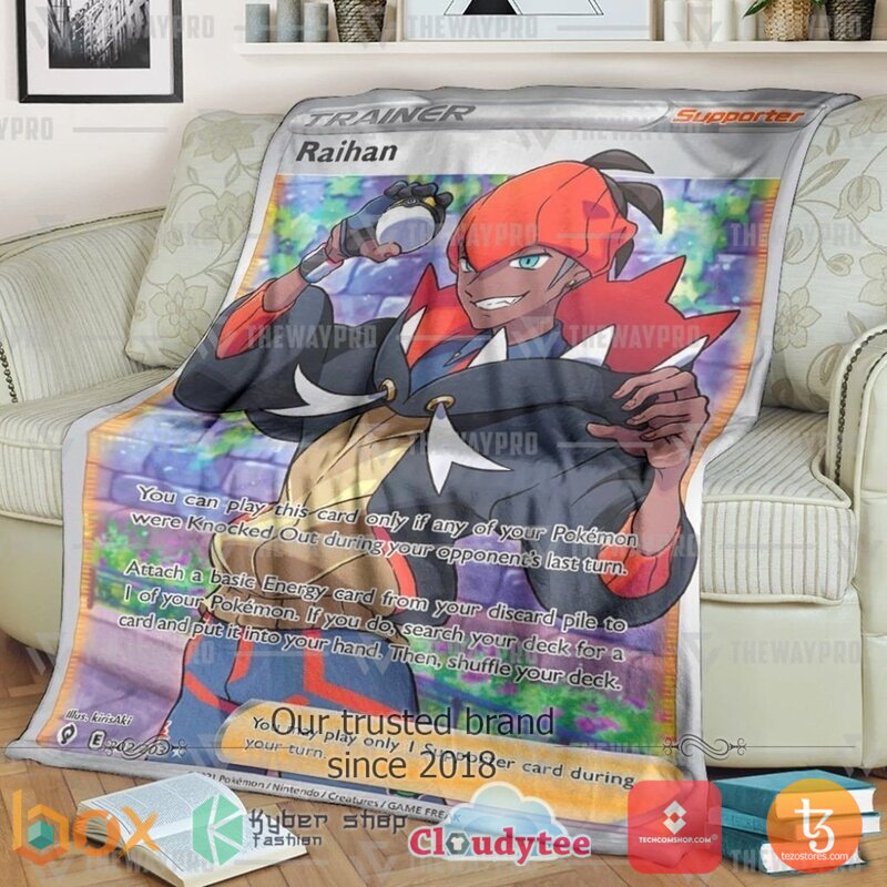 Pokemon Raihan Evolving Skies Blanket 2 Pokemon Raihan Evolving Skies Blanket 2