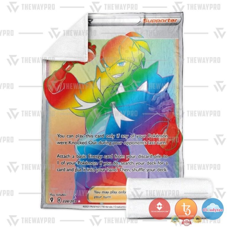 Pokemon-Raihan-Evolving-Skies-Colorful-Blanket-2-1