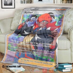 Pokemon Raihan Evolving Skies Soft Blanket