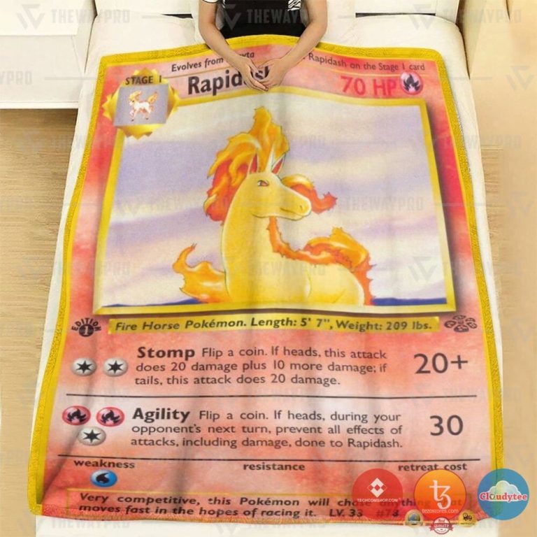 Pokemon-Rapidash-1St-Edition-Blanket-1