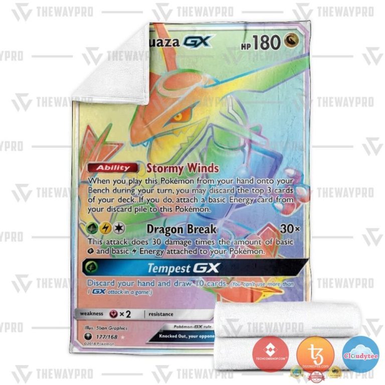 Pokemon-Rayquaza-Gx-Celestial-Storm-Blanket-2-1