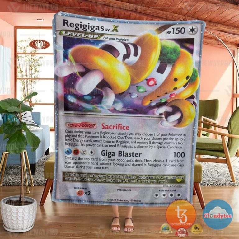 Pokemon-Regigigas-Lv.X-Diamond-And-Pearl-Promos-Blanket-1