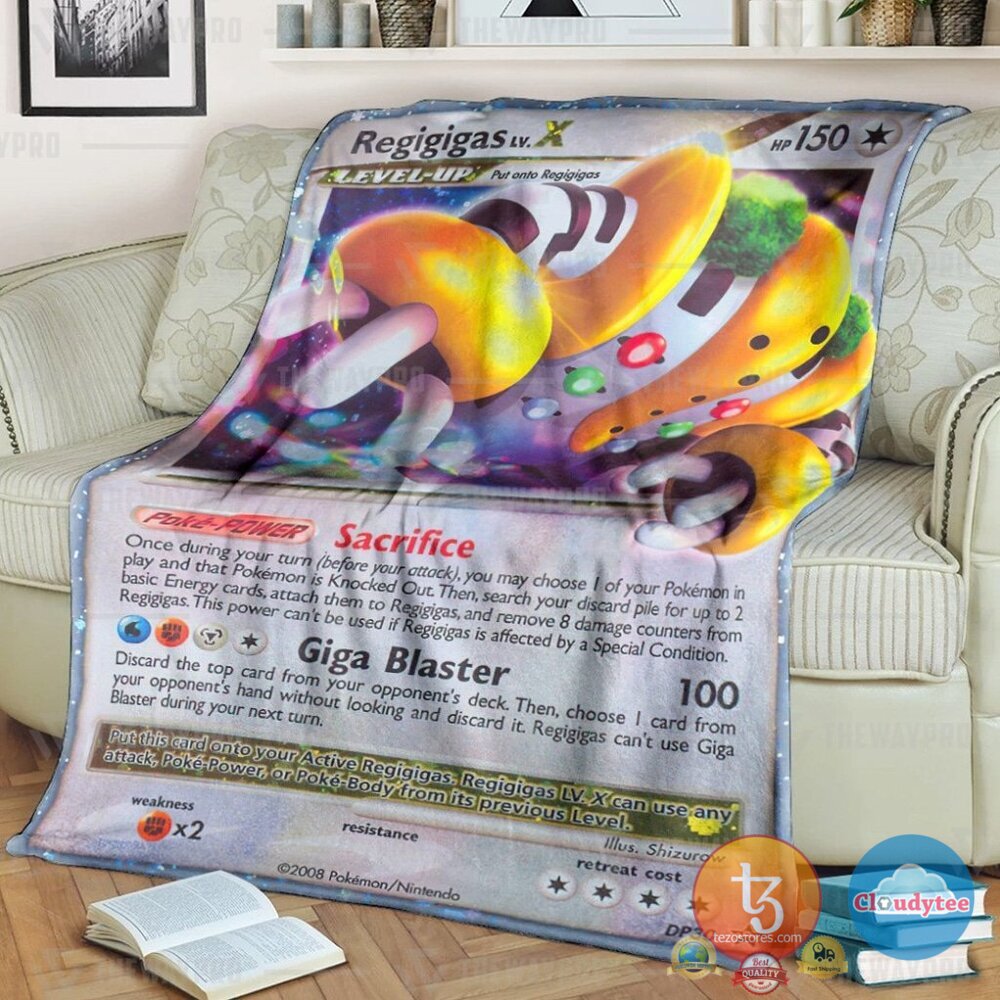Pokemon Regigigas Lv X Diamond And Pearl Promos Blanket Pokemon Regigigas Lv X Diamond And Pearl Promos Blanket