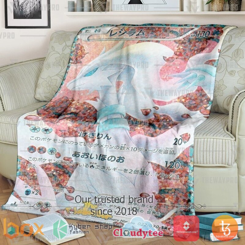 Pokemon Reshiram Blanket 2 Pokemon Reshiram Blanket 2