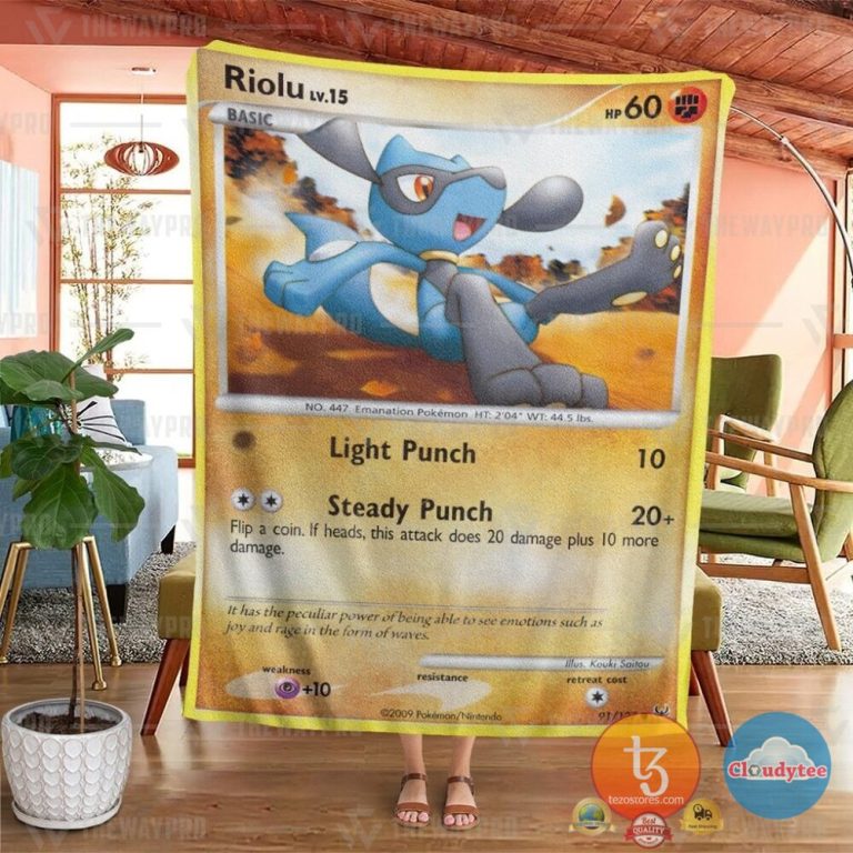 Pokemon-Riolu-Platinum-Blanket-1