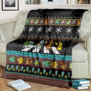 Pokemon Road Crossing Blanket