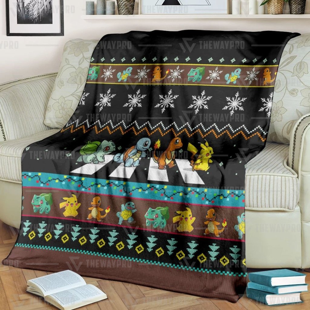 Pokemon Road Crossing Blanket Pokemon Road Crossing Blanket