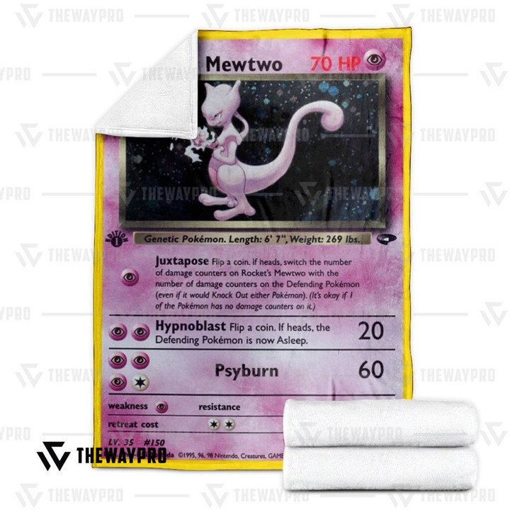 Pokemon-RocketS-Mewtwo-Bedding-Set-And-Quilt-Blanket-2