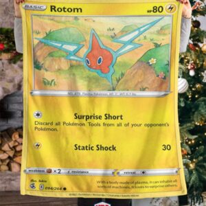 Pokemon Rotom Fusion Strike Soft Blanket
