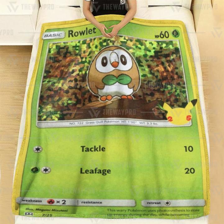 Pokemon-Rowlet-Blanket-2