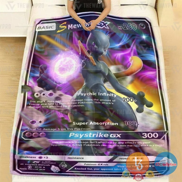 Pokemon-S-Mewtwo-Gx-Shadow-Blanket-1