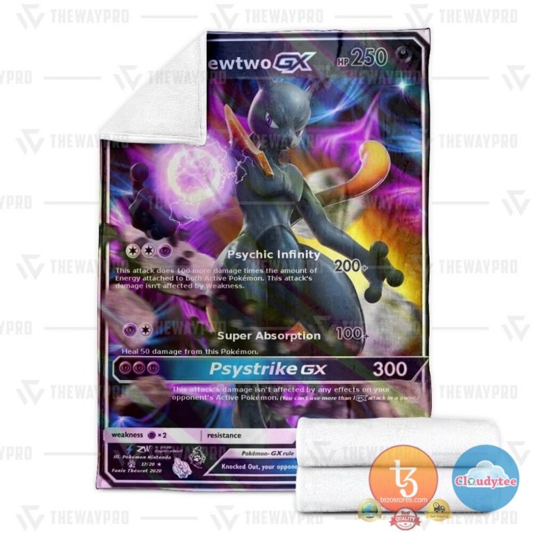 Pokemon-S-Mewtwo-Gx-Shadow-Blanket-2
